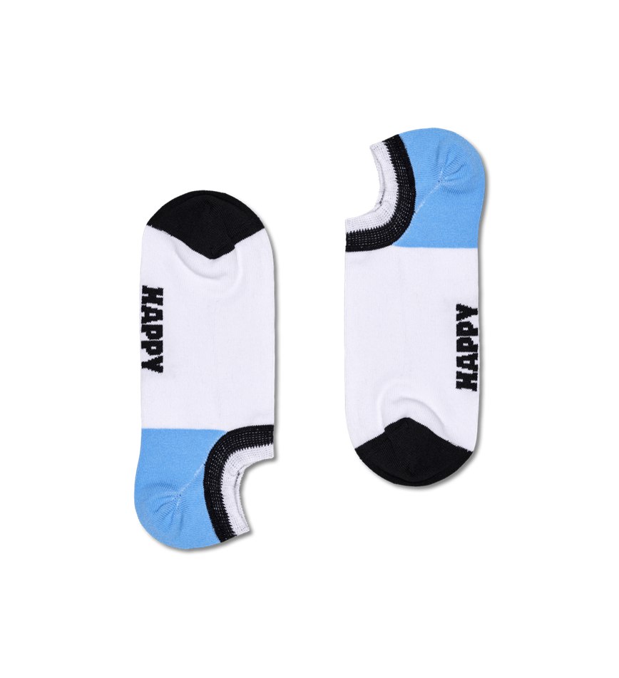 Chaussette Happy Socks 3-Pack Blue Peace No Show | HTQ-7366648