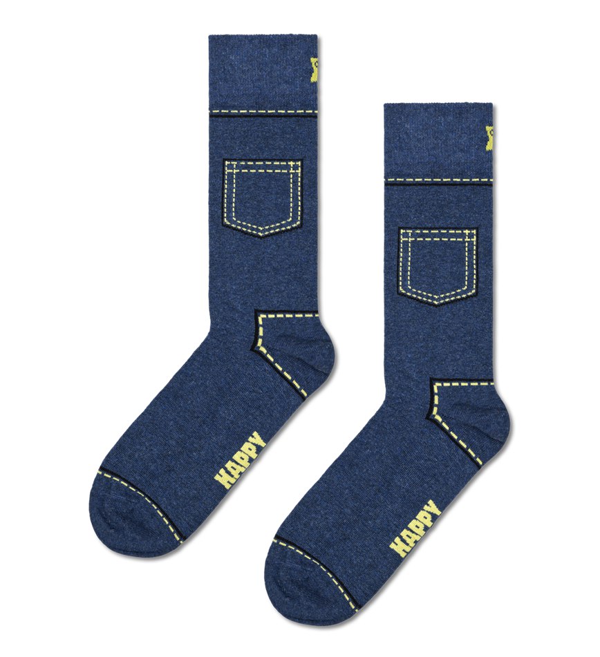 Chaussette Happy Socks Denim | XJX-2362057