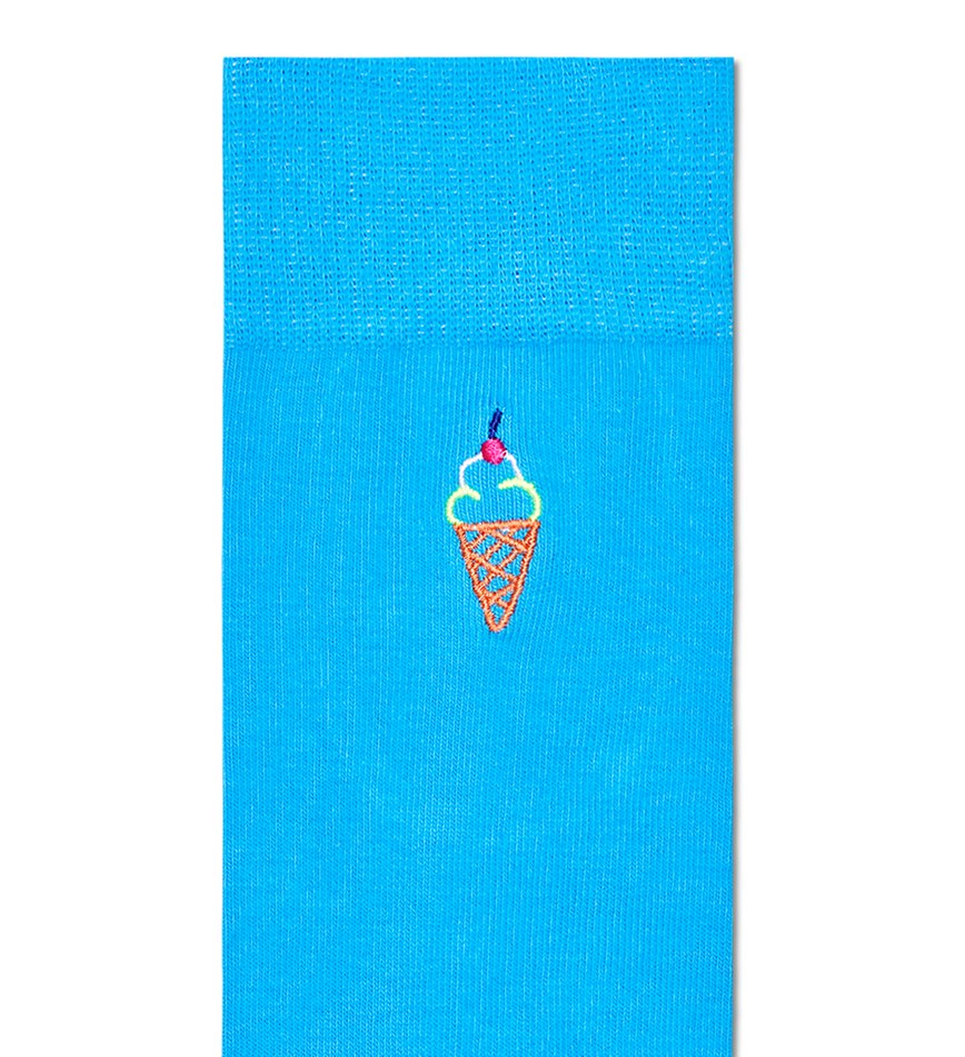 Chaussette Happy Socks Embroidery Ice Cream | UDX-8276924