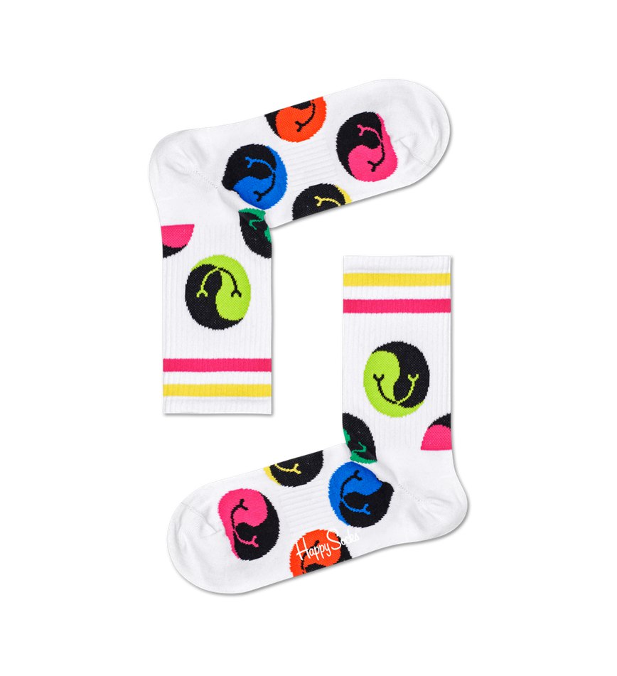 Chaussette Happy Socks Athletic Jumbo Dot 3/4 Crew | MIS-2029938