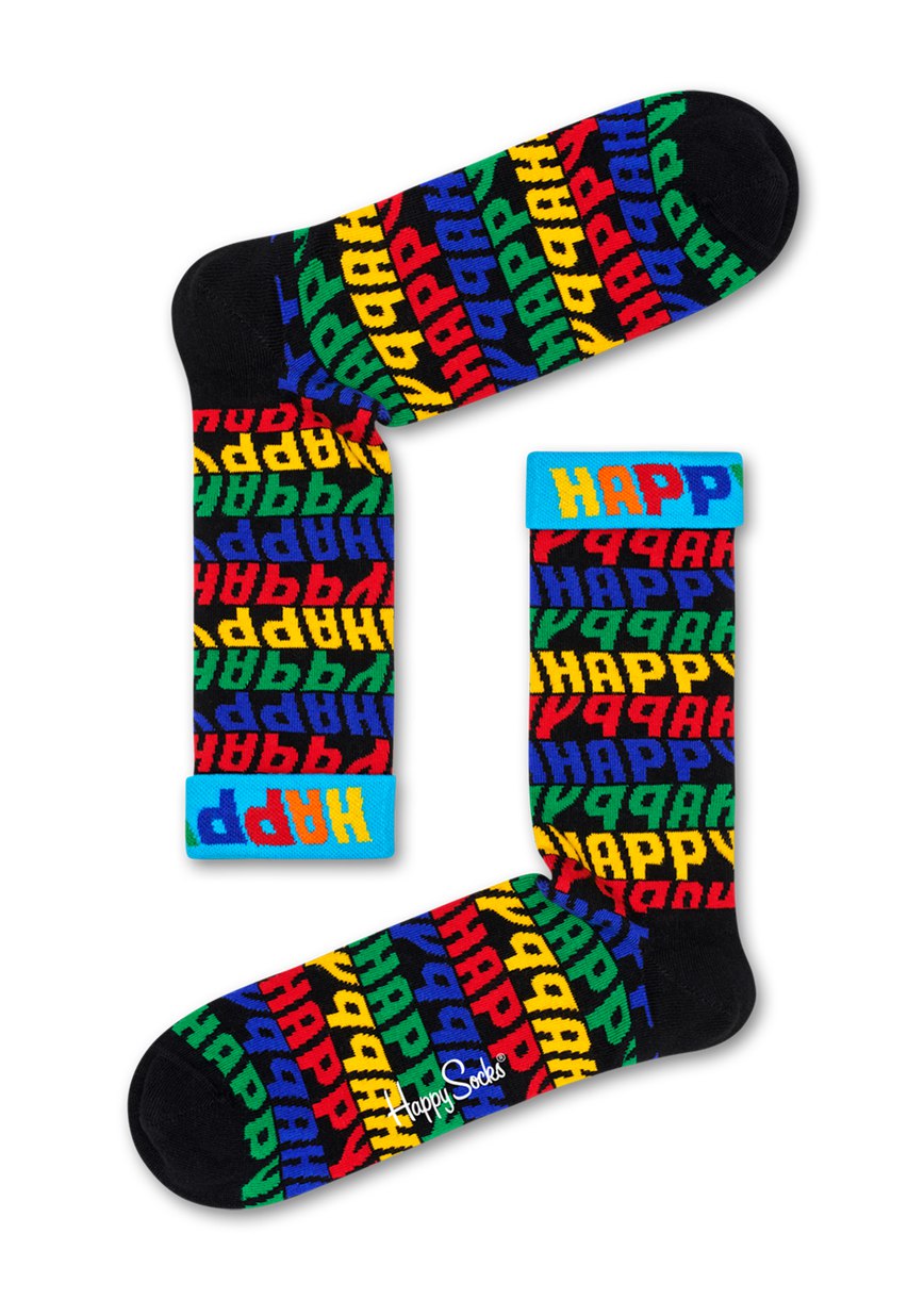 Chaussette Happy Socks Jumbo Text | XTD-5192060