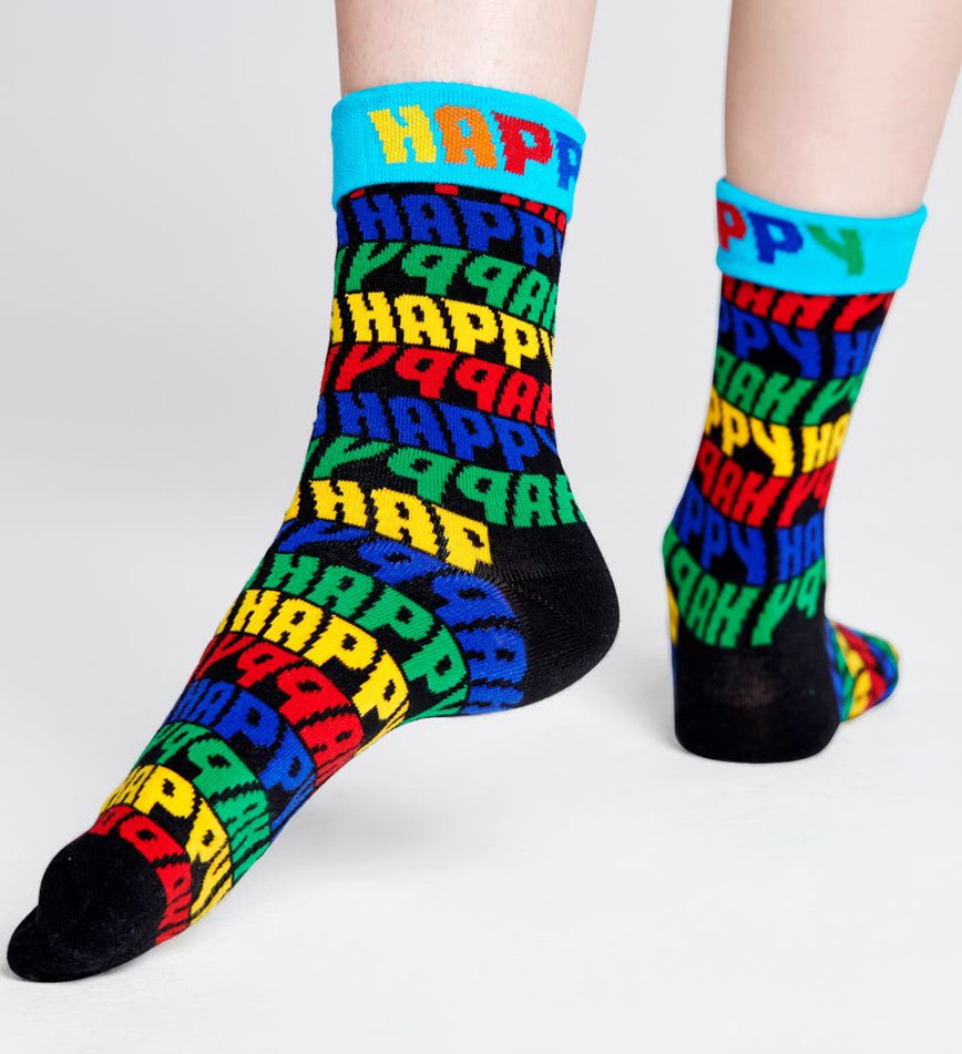 Chaussette Happy Socks Jumbo Text | XTD-5192060