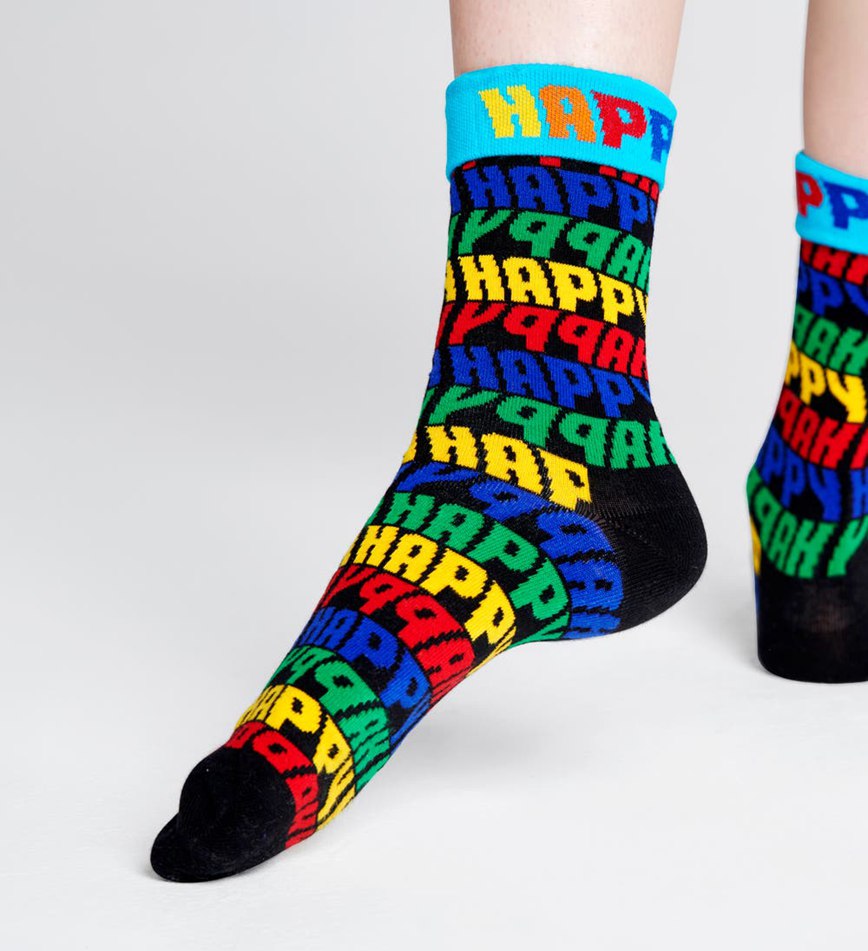 Chaussette Happy Socks Jumbo Text | XTD-5192060