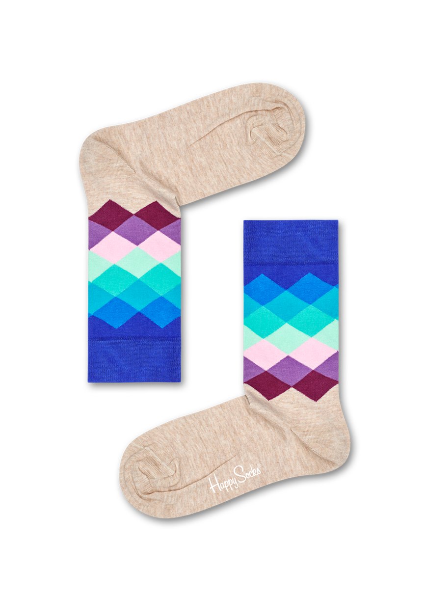 Chaussette Happy Socks Faded Diamond | PHQ-8028150