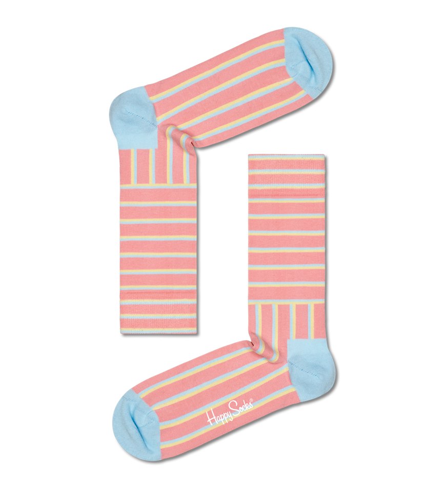 Chaussette Happy Socks Blocked Stripe | RFM-3023250