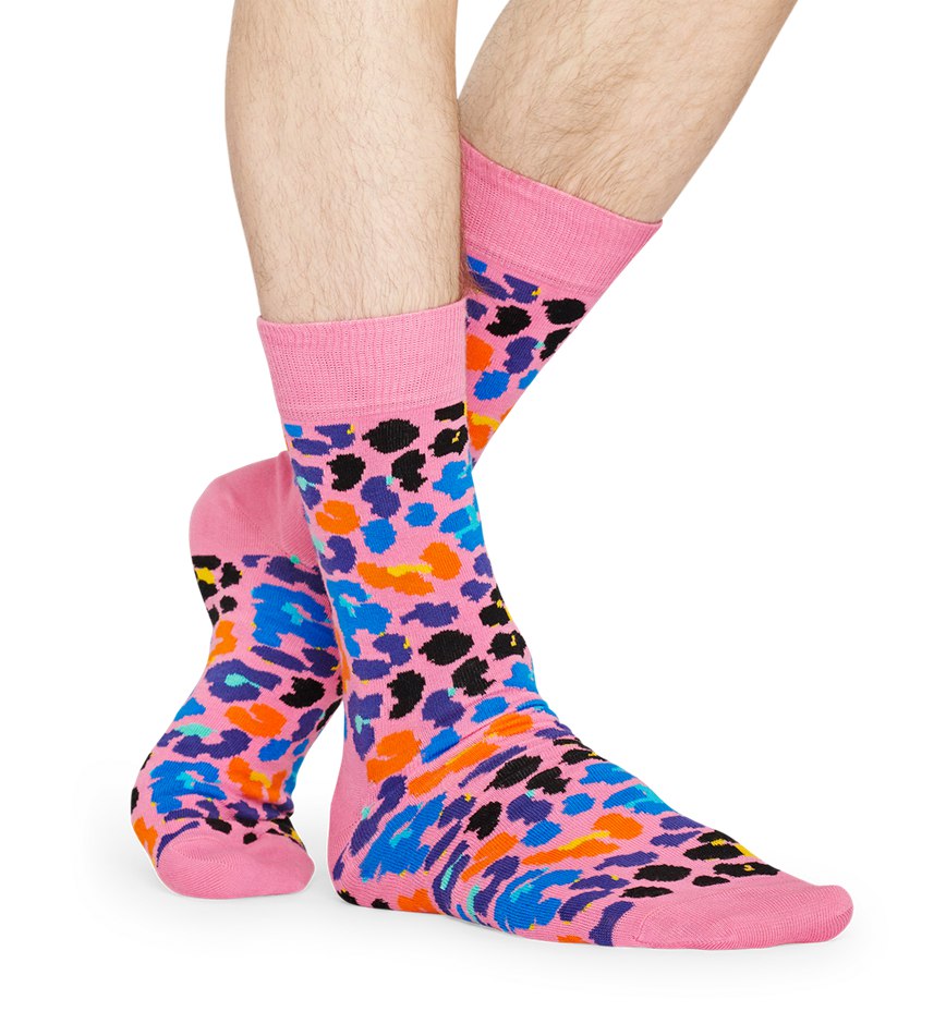 Chaussette Happy Socks Multi Leopard | EXT-8034809