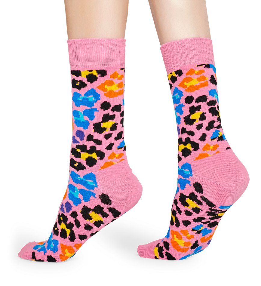 Chaussette Happy Socks Multi Leopard | EXT-8034809