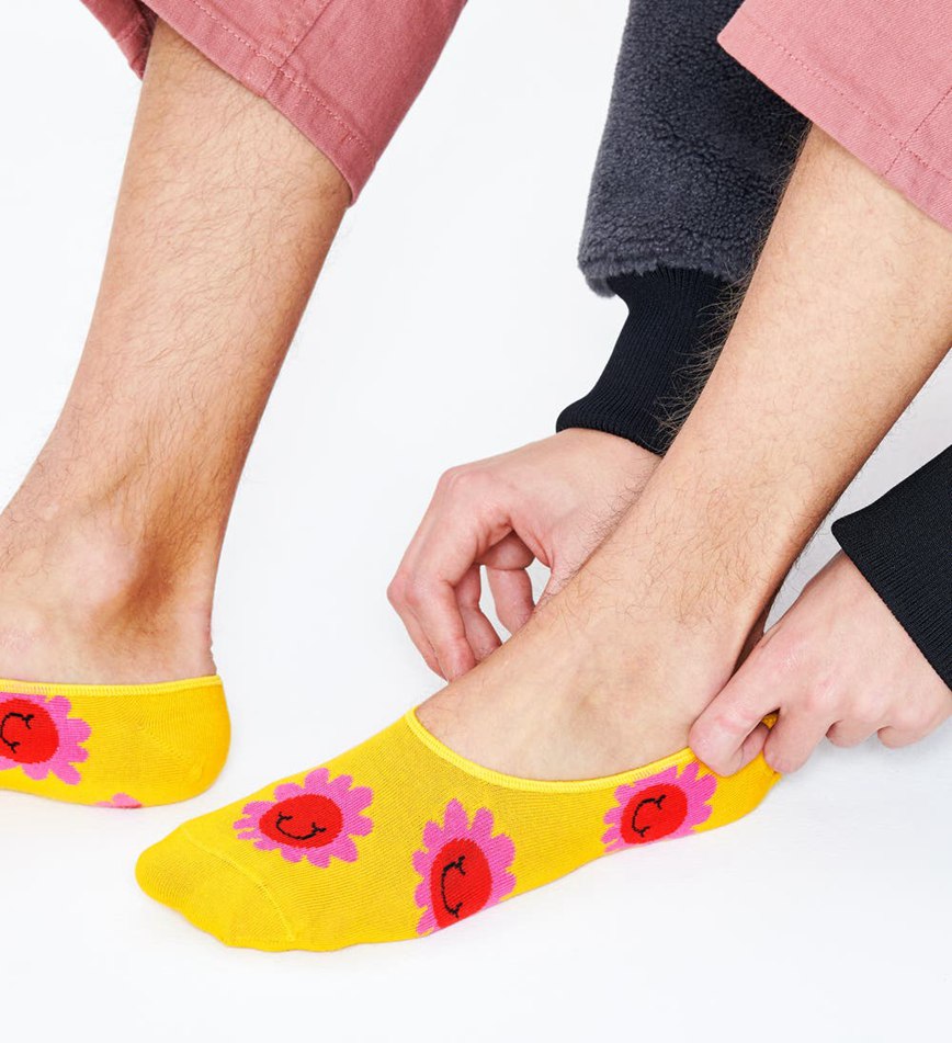 Chaussette Happy Socks Smiling Flower Liner | QHS-3840623