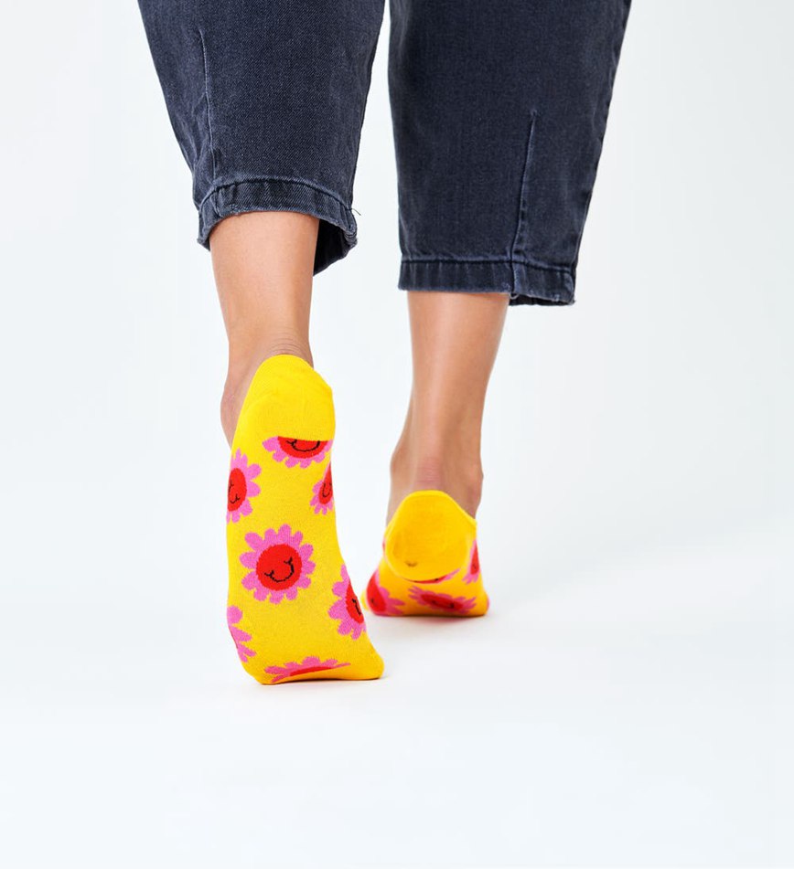 Chaussette Happy Socks Smiling Flower Liner | QHS-3840623