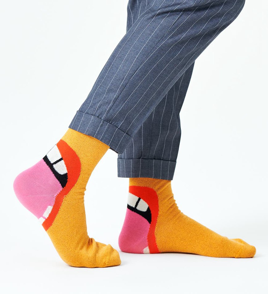 Chaussette Happy Socks Laugh Half Crew | CBI-0523297