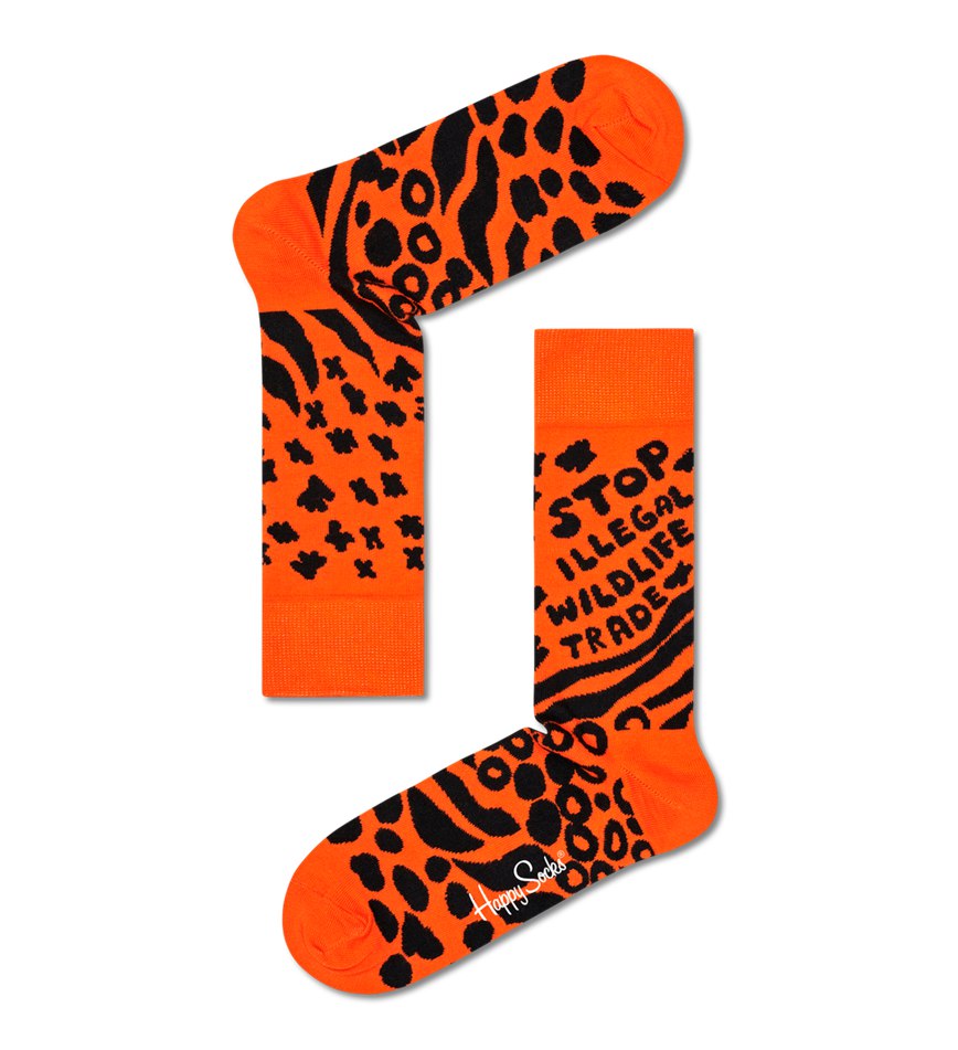 Chaussette Happy Socks Stop Illegal Online Wildlife Trade | TCA-0937039