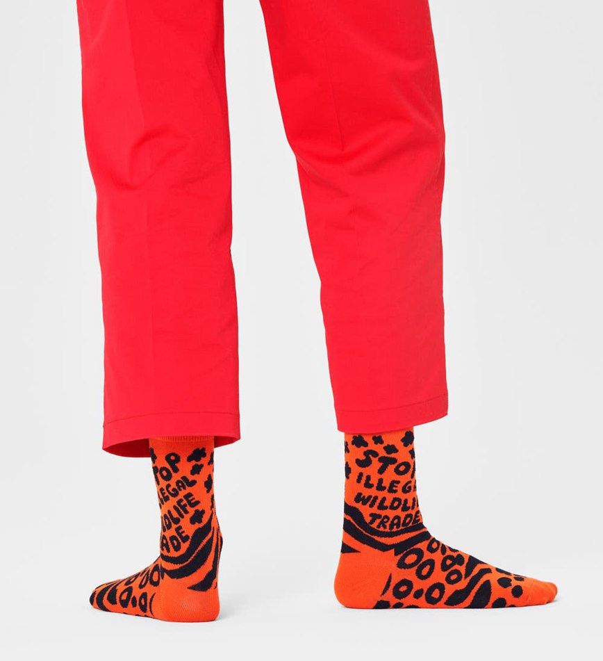 Chaussette Happy Socks Stop Illegal Online Wildlife Trade | TCA-0937039