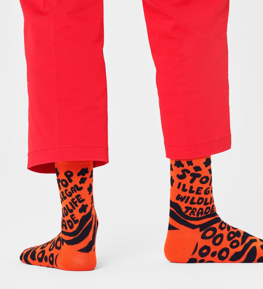 Chaussette Happy Socks Stop Illegal Online Wildlife Trade | TCA-0937039