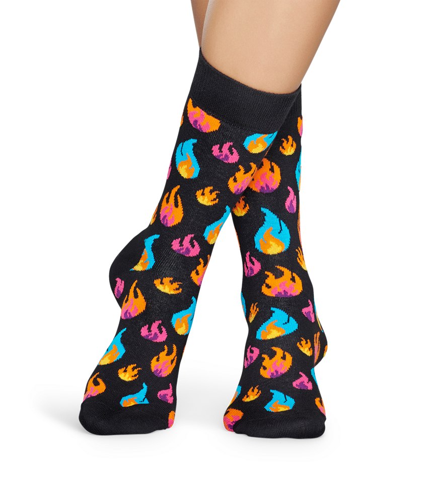 Chaussette Happy Socks Flames | YXF-0611652