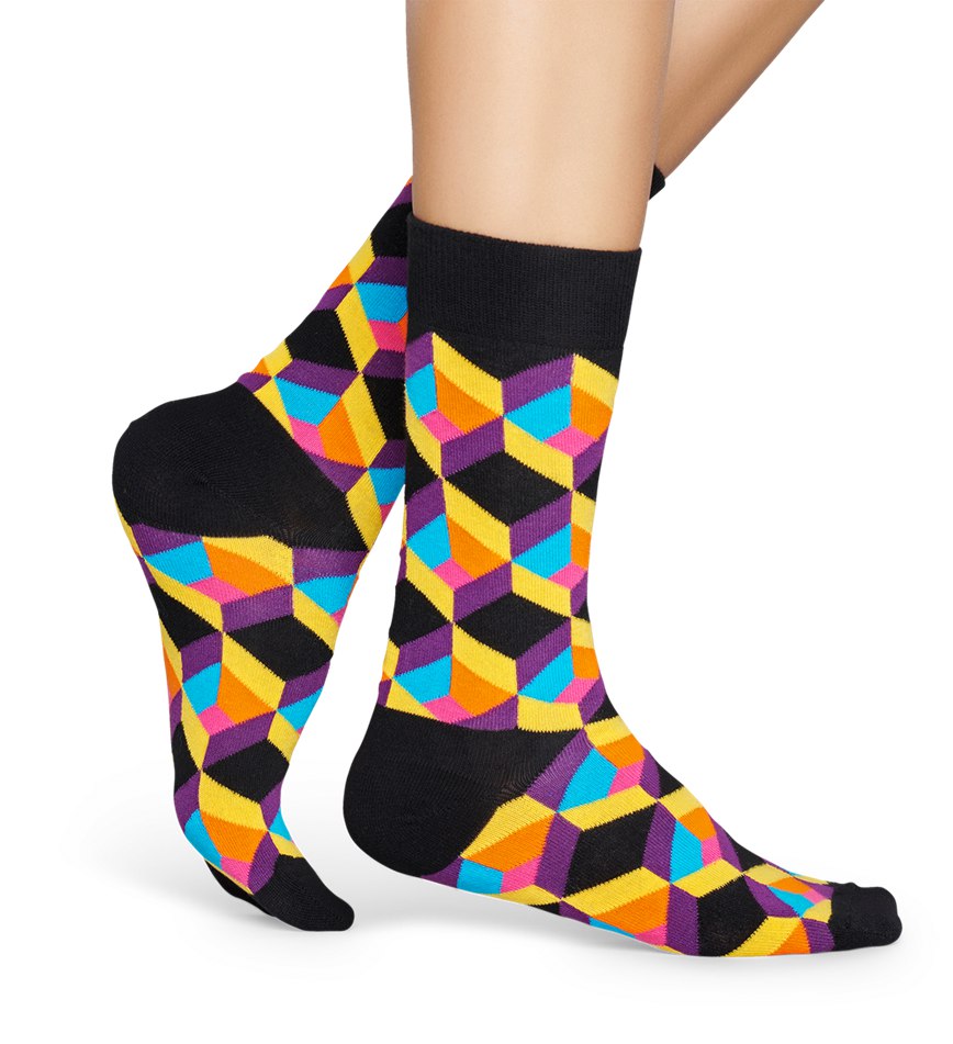 Chaussette Happy Socks Optiq Square | RDK-4163031