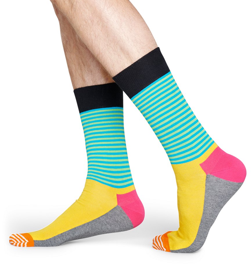 Chaussette Happy Socks Half Stripe | BHD-9787897