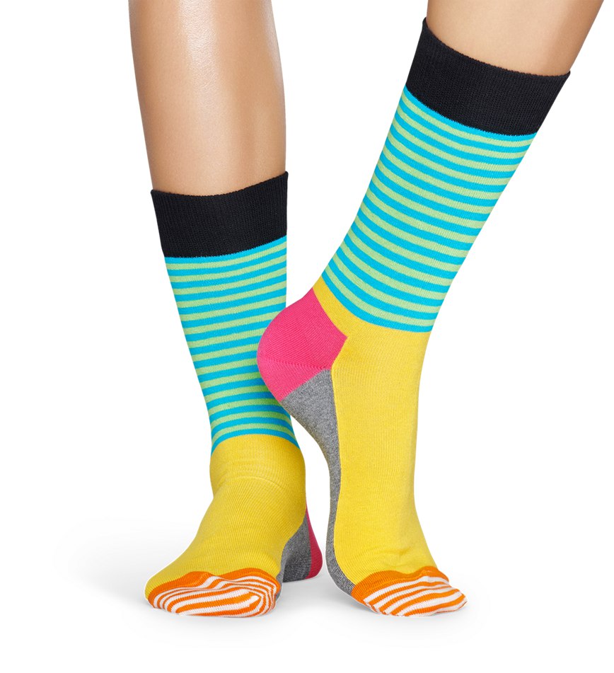 Chaussette Happy Socks Half Stripe | BHD-9787897