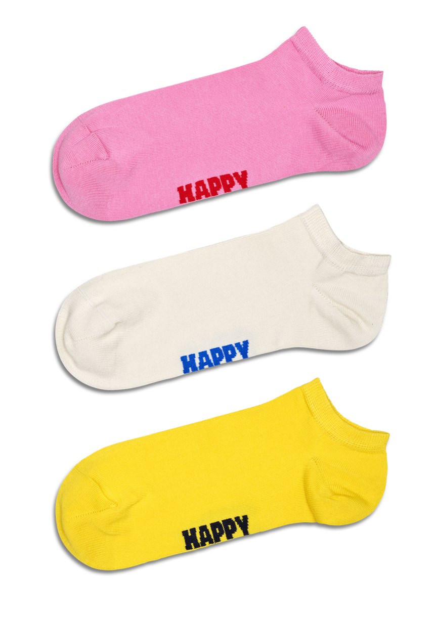 Chaussette Happy Socks 3-Pack Solid Low | UWV-7446378