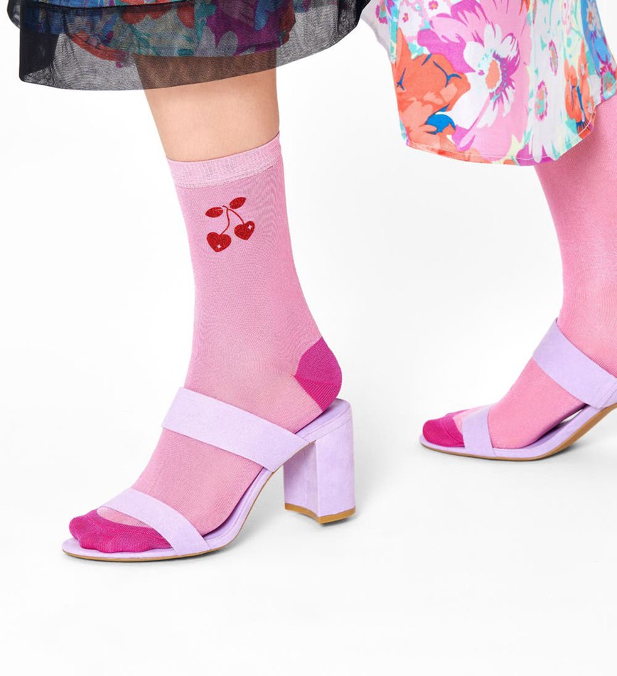 Chaussette Happy Socks Caroline Crew | PER-0464921