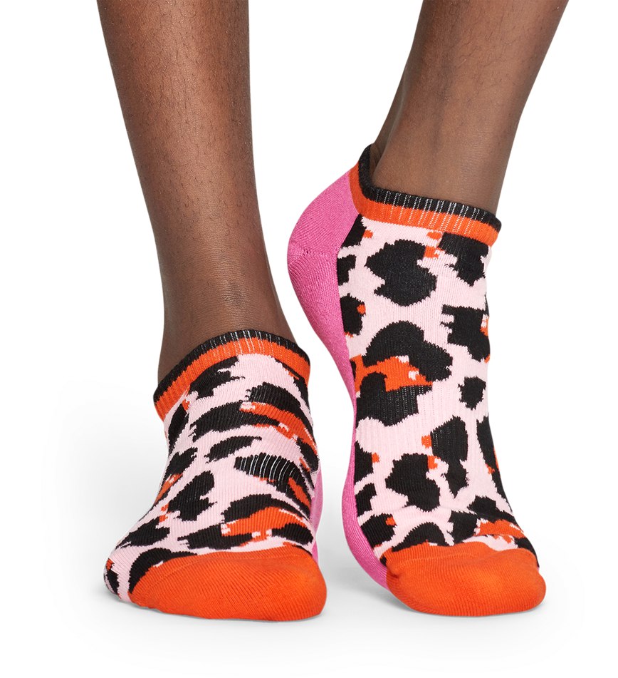 Chaussette Happy Socks Athletic Leopard Low | XNS-9426261