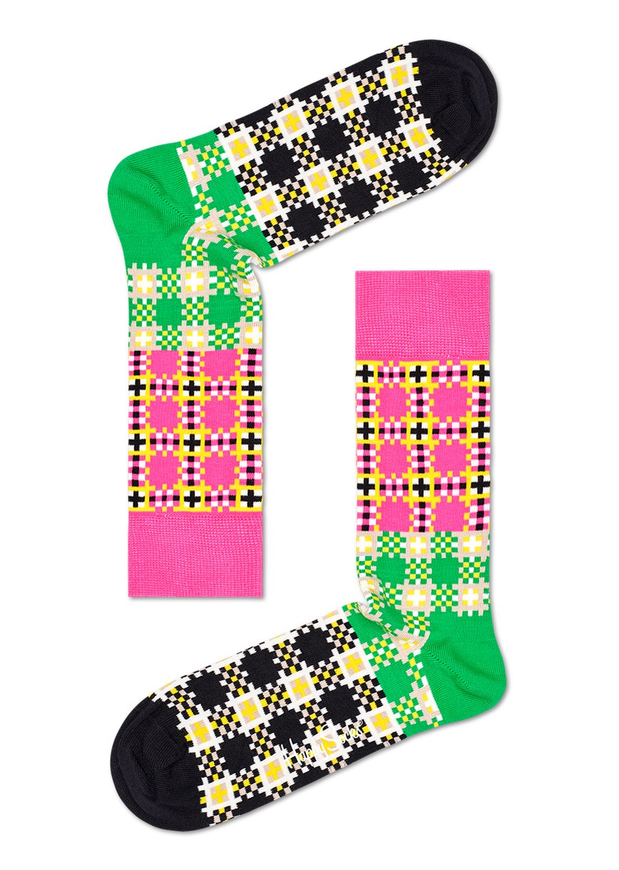 Chaussette Happy Socks Tartan Square | ENU-2729293