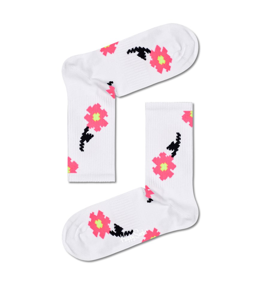 Chaussette Happy Socks Pixle Flower 3/4 Crew | SUC-3164580