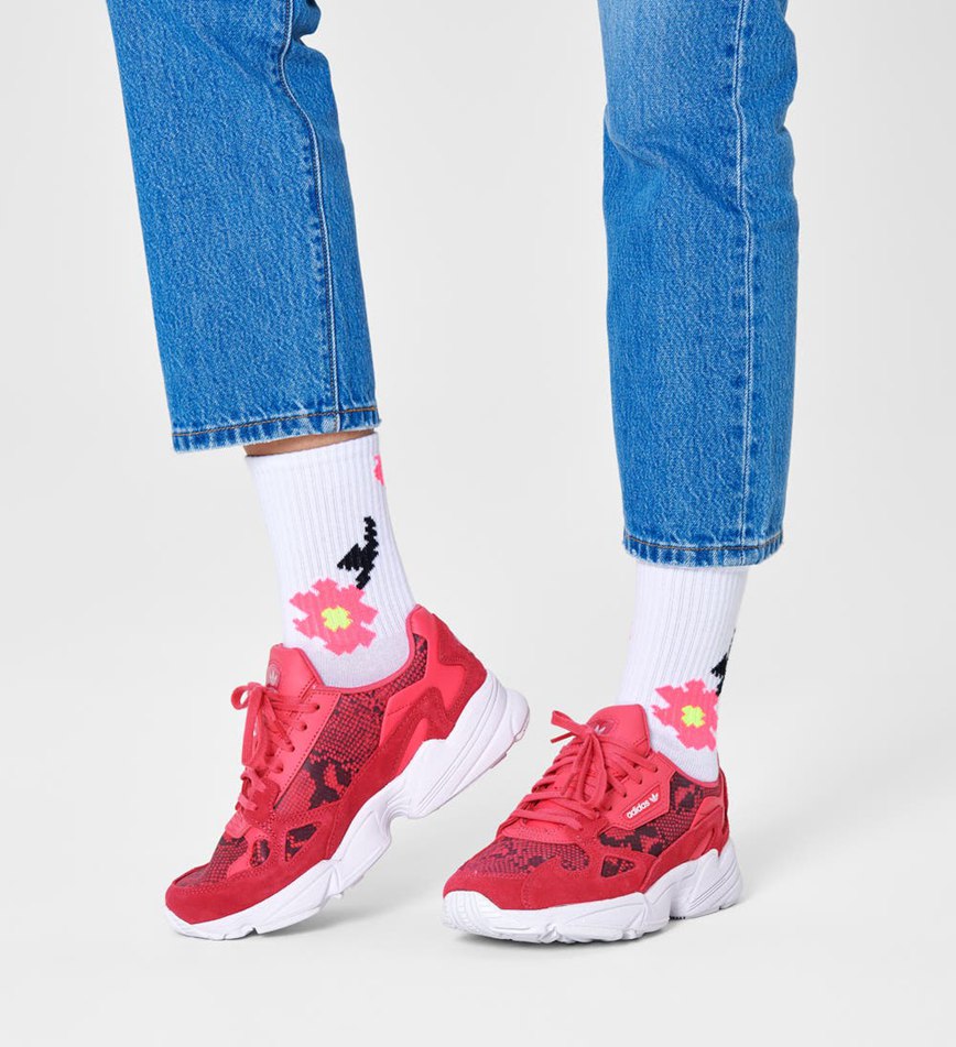 Chaussette Happy Socks Pixle Flower 3/4 Crew | SUC-3164580