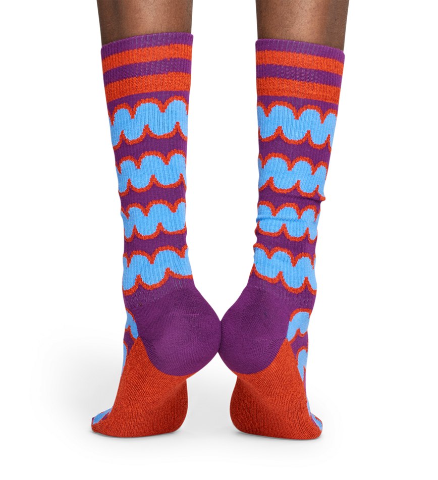 Chaussette Happy Socks Athletic Squiggly | TVW-8509029