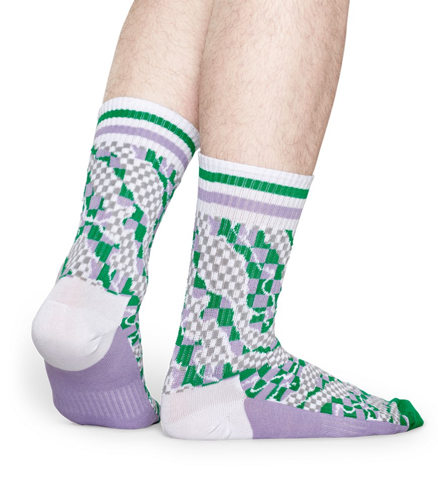 Chaussette Happy Socks Athletic Workspace Mid High | AOL-4289265