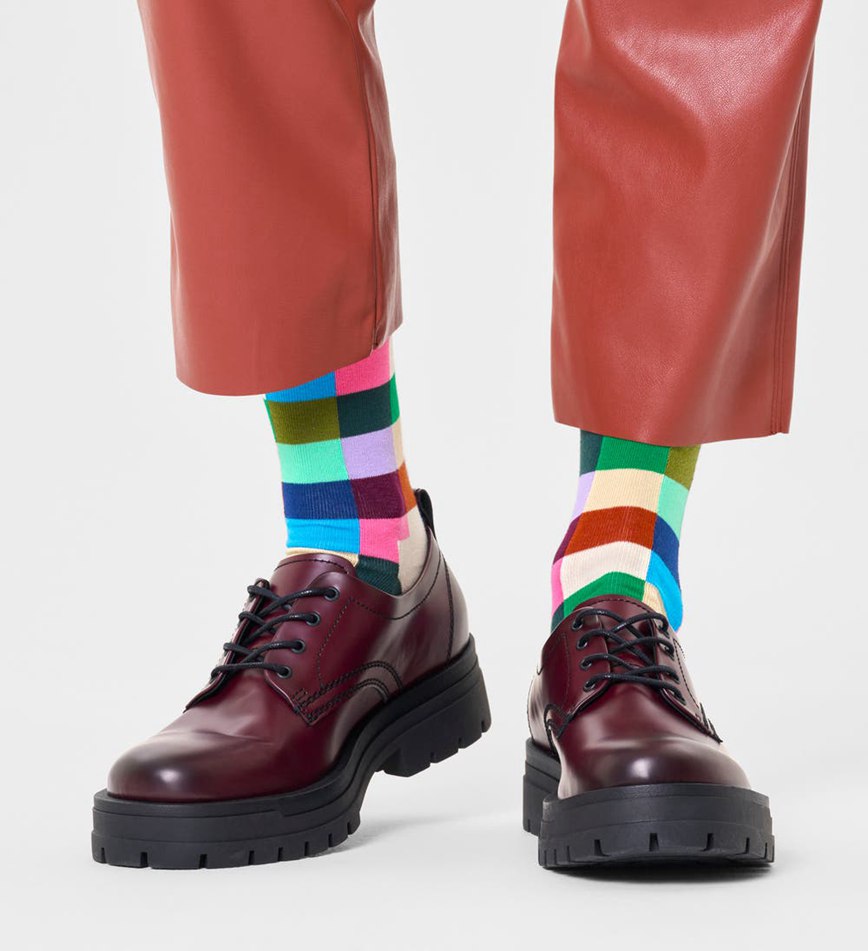 Chaussette Happy Socks Rainbow Check | VRW-4018795