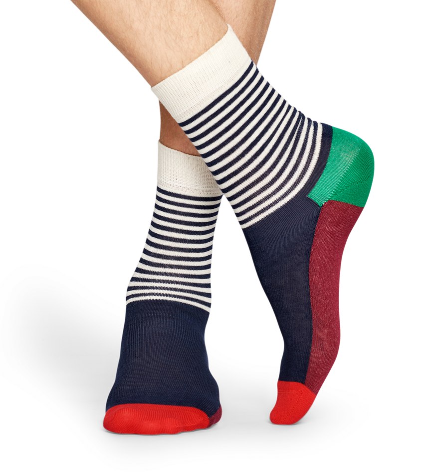 Chaussette Happy Socks Half Stripe | PPB-7384941