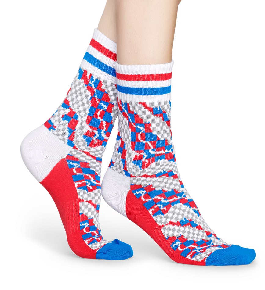 Chaussette Happy Socks Athletic Workspace Mid High | CSD-2706388