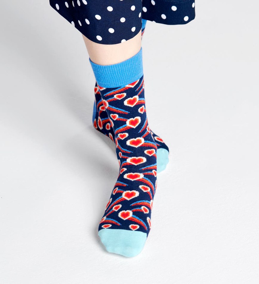 Chaussette Happy Socks Shooting Heart | HKP-5676146