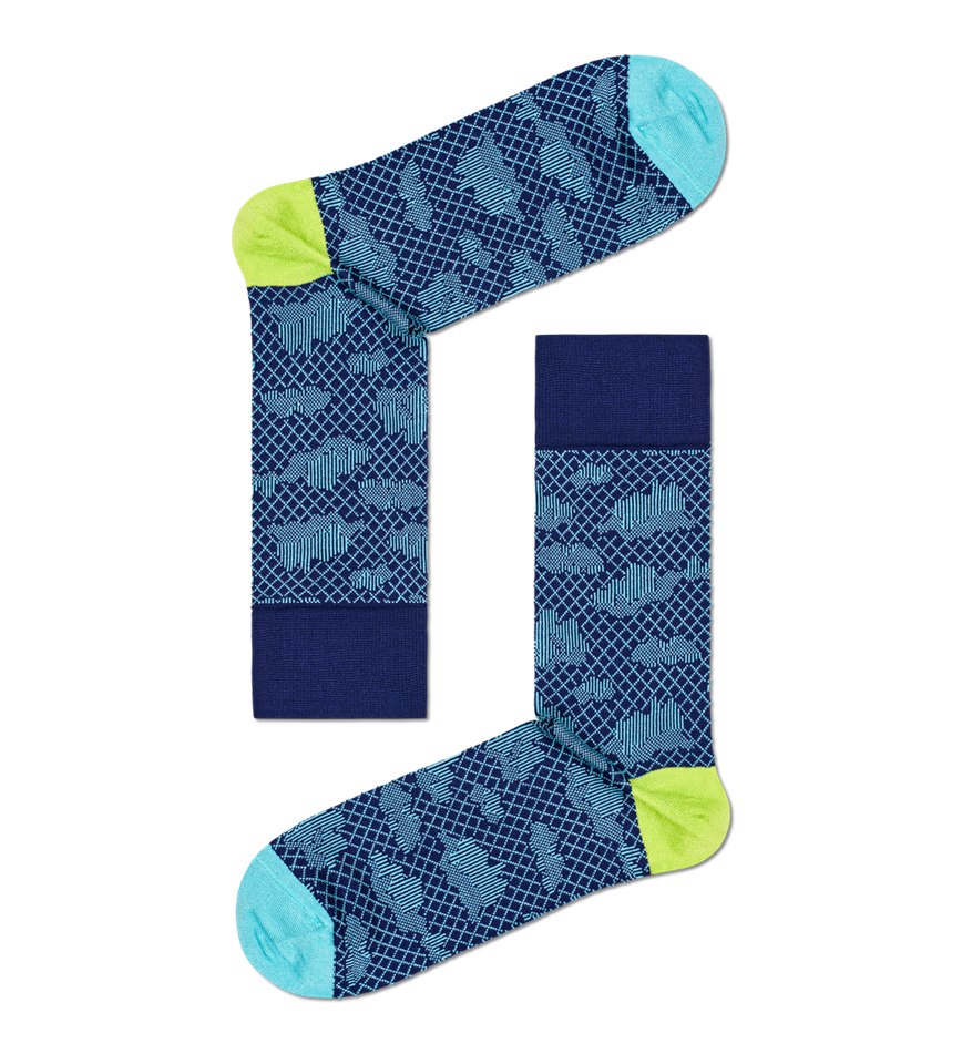 Chaussette Happy Socks Dressed Sky Crew | JCS-2376199