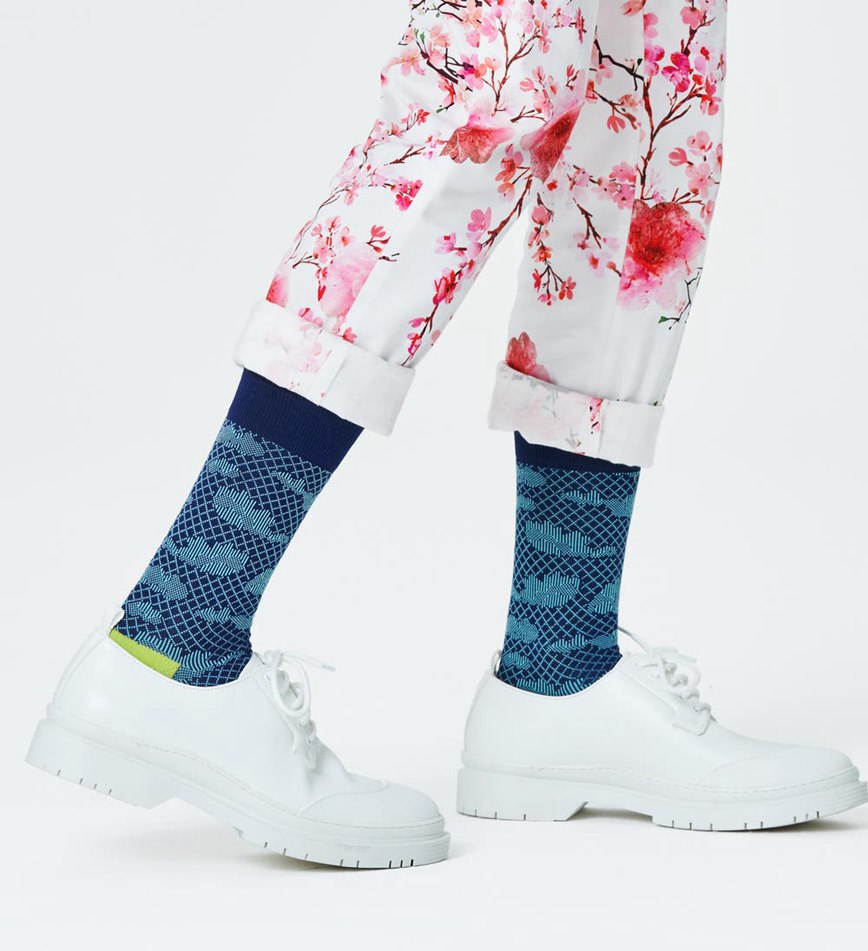 Chaussette Happy Socks Dressed Sky Crew | JCS-2376199