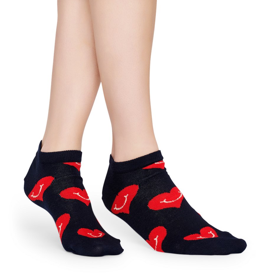 Chaussette Happy Socks Smiling Heart Low | LAF-4251613