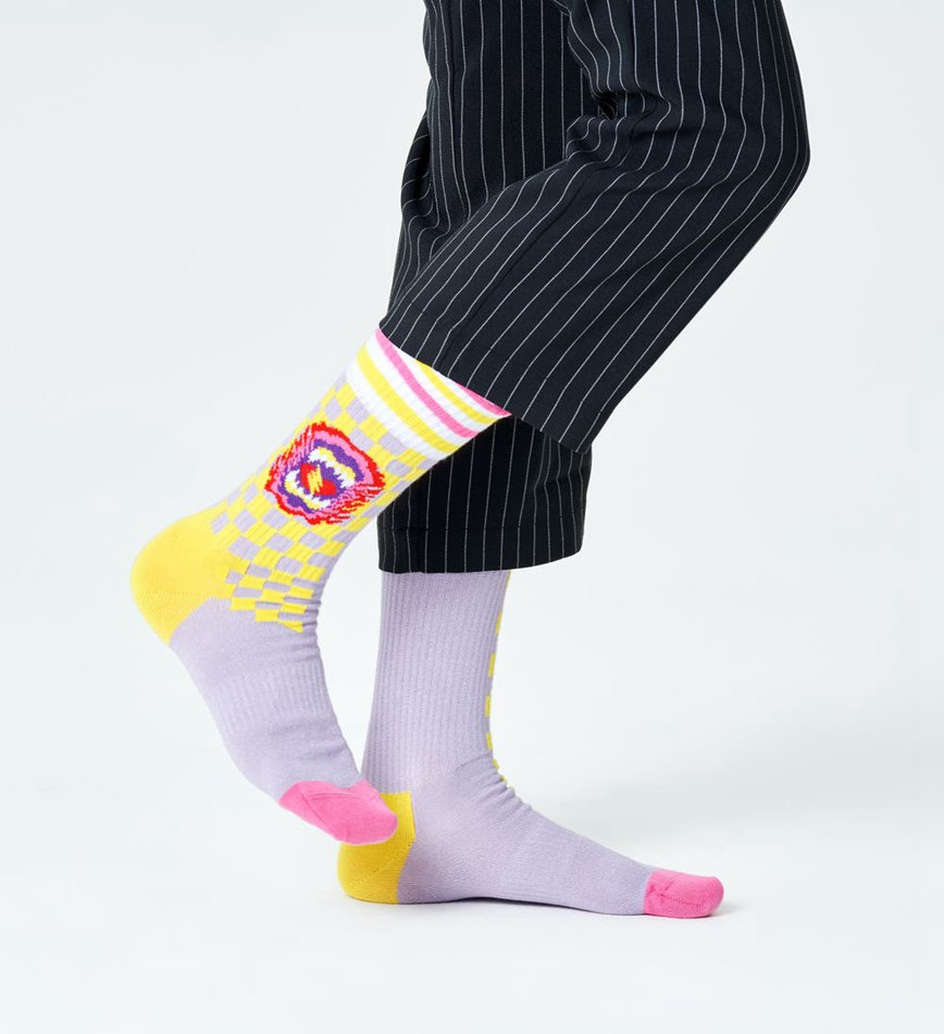 Chaussette Happy Socks Roar Thin Crew | DAA-1632273