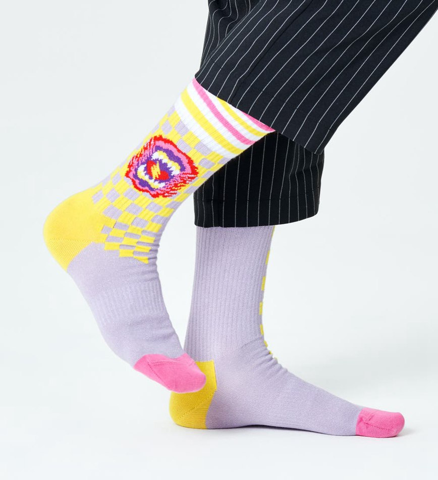 Chaussette Happy Socks Roar Thin Crew | DAA-1632273