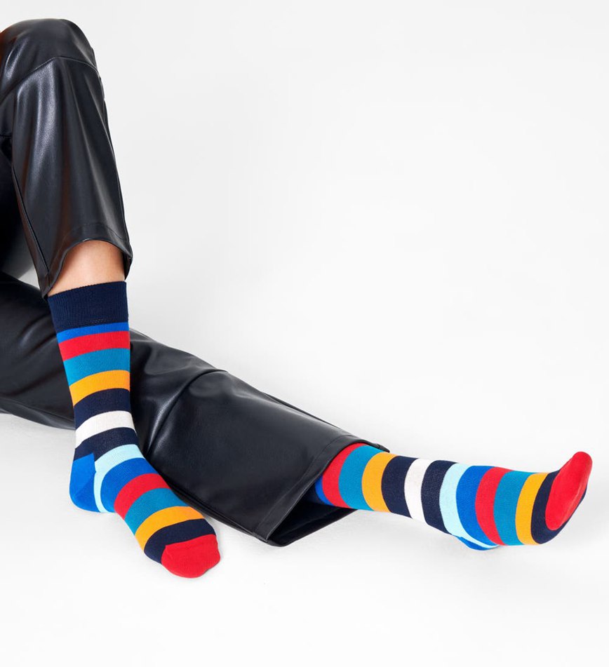 Chaussette Happy Socks Stripe | VRE-4817972