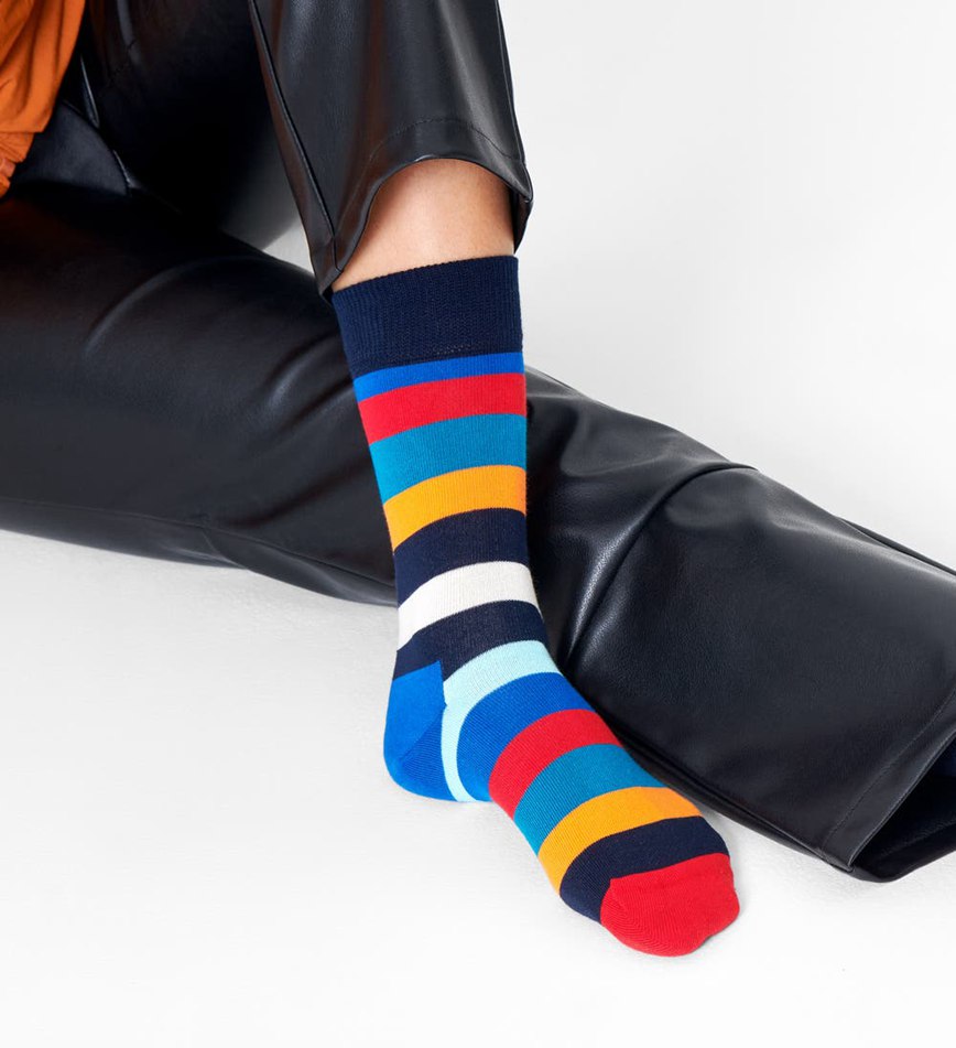 Chaussette Happy Socks Stripe | VRE-4817972