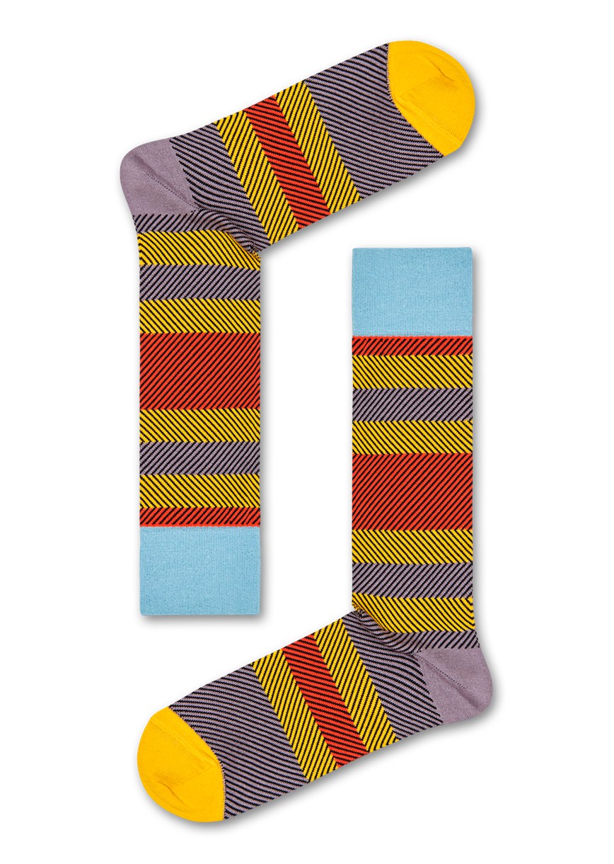 Chaussette Happy Socks Dressed Multi Stripe | PUW-0278113