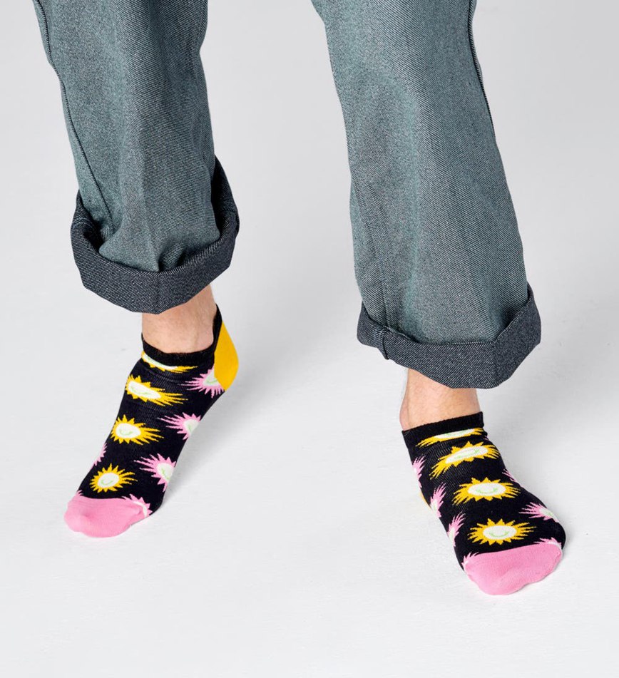 Chaussette Happy Socks Sunny Smile Low | COY-7193137