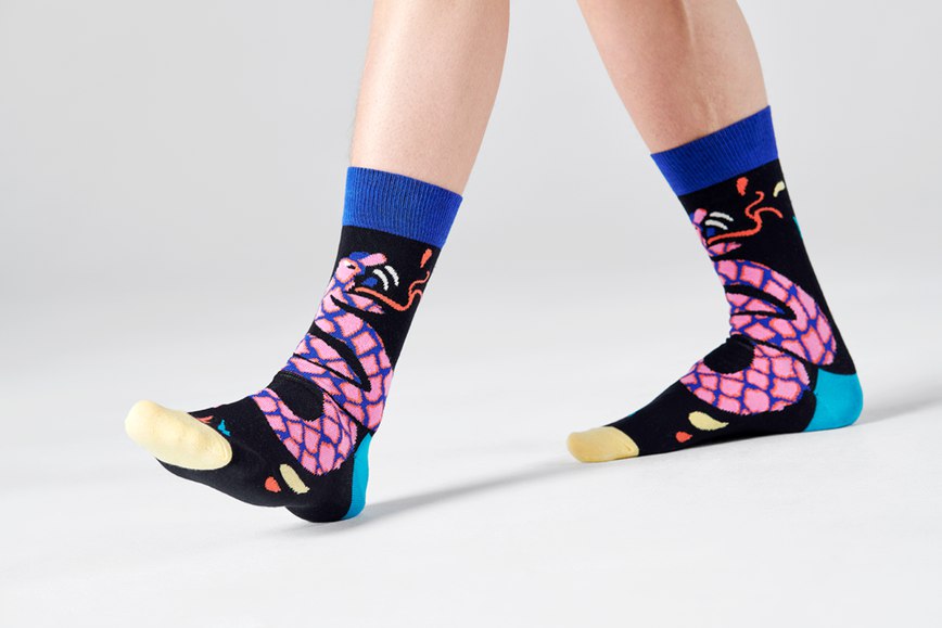 Chaussette Happy Socks Tropical Snake | RRW-8881072