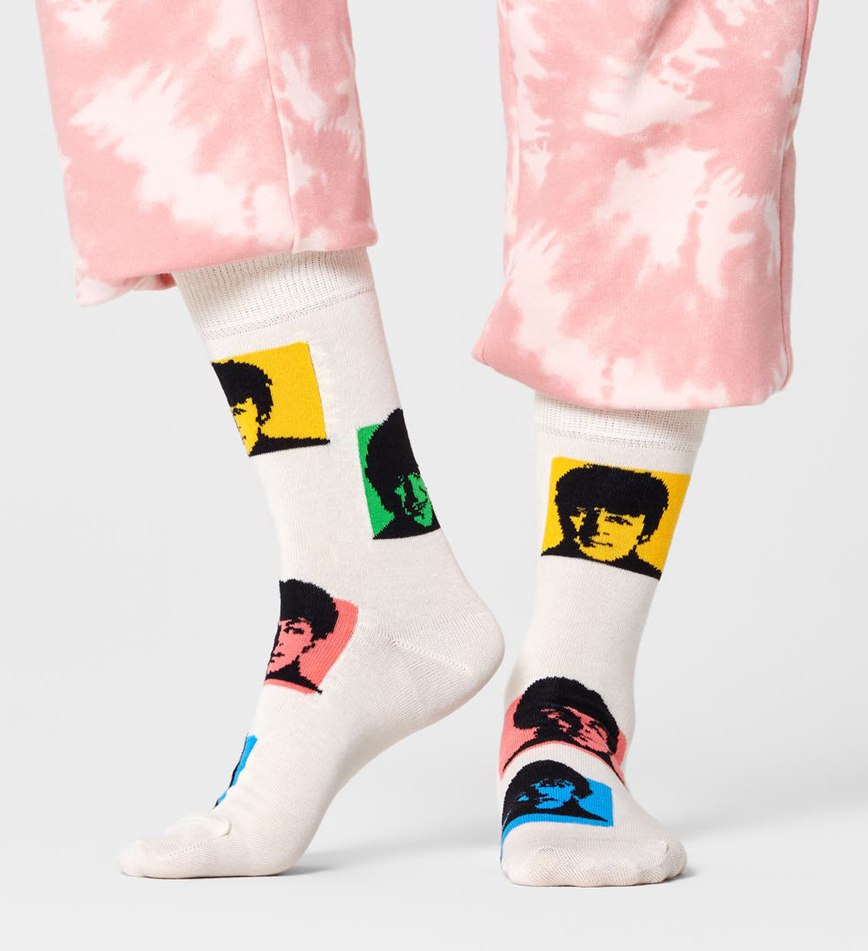 Chaussette Happy Socks Beatles Silhouettes | SVU-2242660