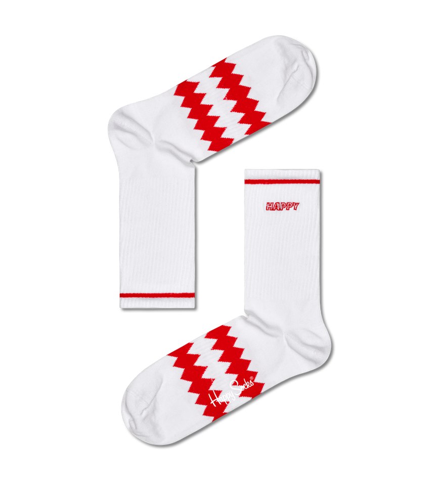 Chaussette Happy Socks Happy Zig Zag 3/4 Crew | OCD-6586464