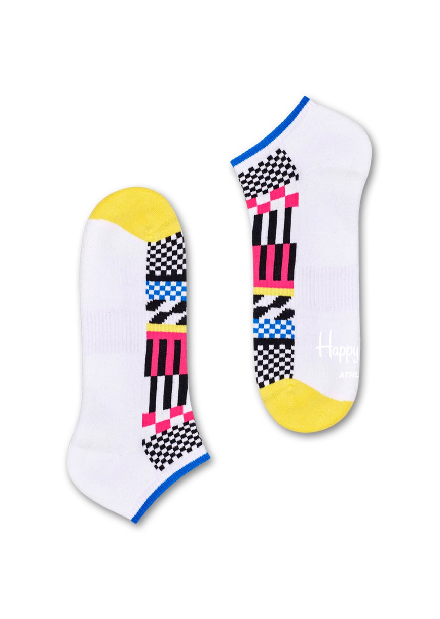 Chaussette Happy Socks Athletic Checked Stripe Low | VFD-8445410