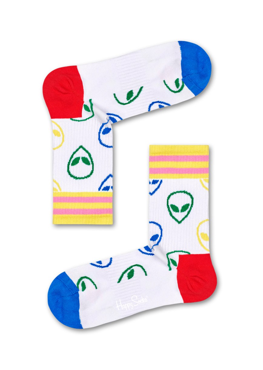 Chaussette Happy Socks Athletic Alien Mid High | IBH-3845825