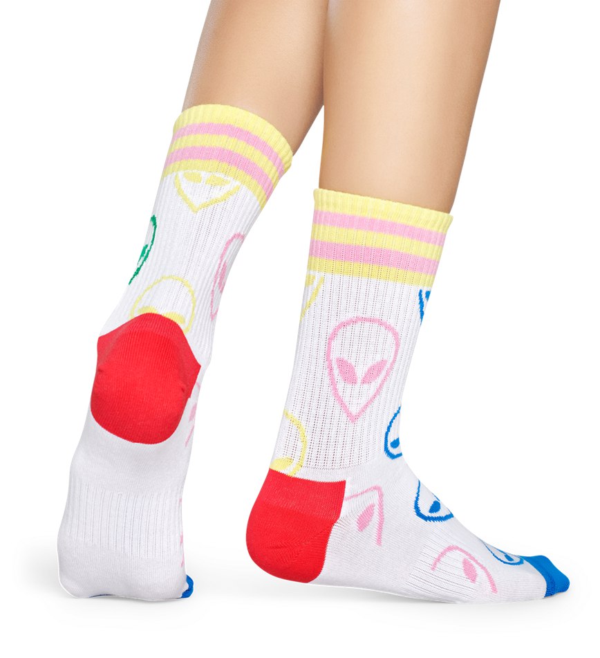 Chaussette Happy Socks Athletic Alien Mid High | IBH-3845825