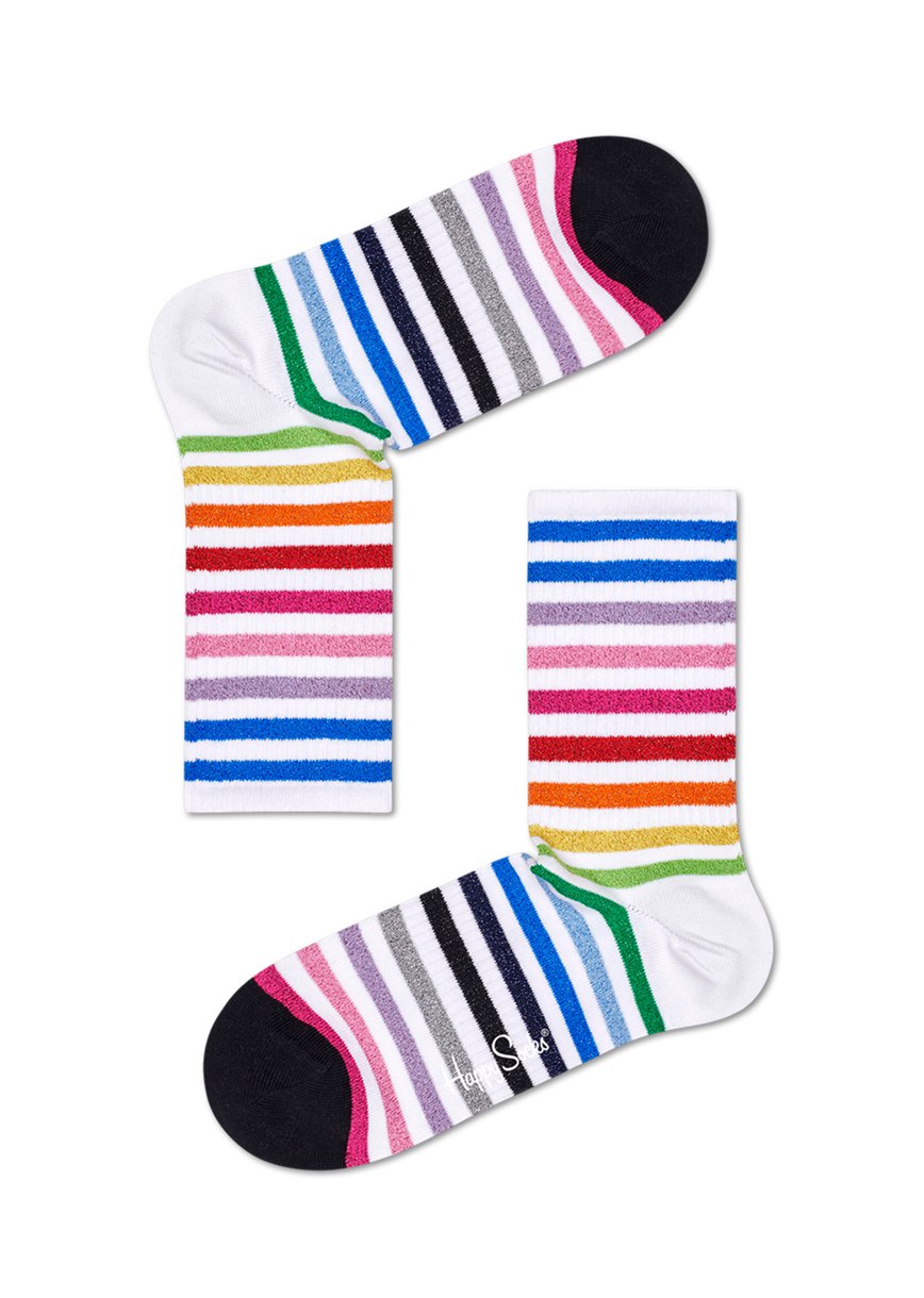 Chaussette Happy Socks Rainbow Stripe 3/4 Crew | YTD-9411939