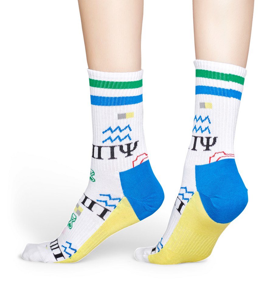 Chaussette Happy Socks Athletic Wingdings Mid High | YPL-8547547